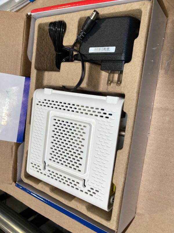 Photo 1 of ARRIS (SB8200) - Cable Modem - Fast DOCSIS 3.1 32x8 Gigabit Cable Modem , Approved for Comcast Xfinity, Cox, Charter Spectrum, & more | 1 Gbps Max Internet Speed, 4 OFDM Channels