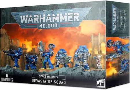 Photo 1 of Warhammer Devastator Squad Space Marines
