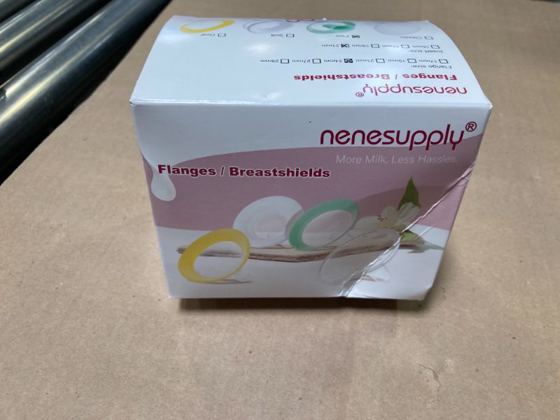 Photo 1 of Nenesupply 21mm Flange Inserts and 24mm Flanges Compatible with Medela Breast Pump Parts Replacement 21mm Flange for Medela Pumps Work w Pump in Style Parts Symphony Swing Maxi Harmony Personalfit