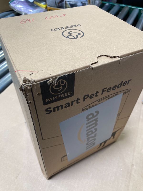 Photo 1 of PAPIFEED Smart Automatic Cat Feeders: WiFi Pet Feeder with APP Control for Remote Feeding, Detachable for Easy Clean, Automatic Cat Food Dispenser with Alexa,1-30 Meals Per Day for Dog (6L/25Cup)