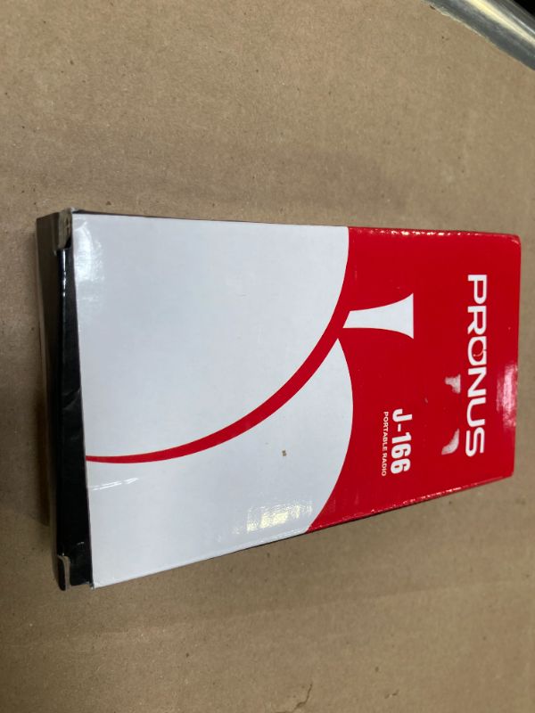 Photo 1 of PRUNUS J-166 Portable Radio AM FM, Battery Operated Radio with Tuning Light, Back Clip, Excellent Reception, AM FM Radios Portable, Transistor Radios