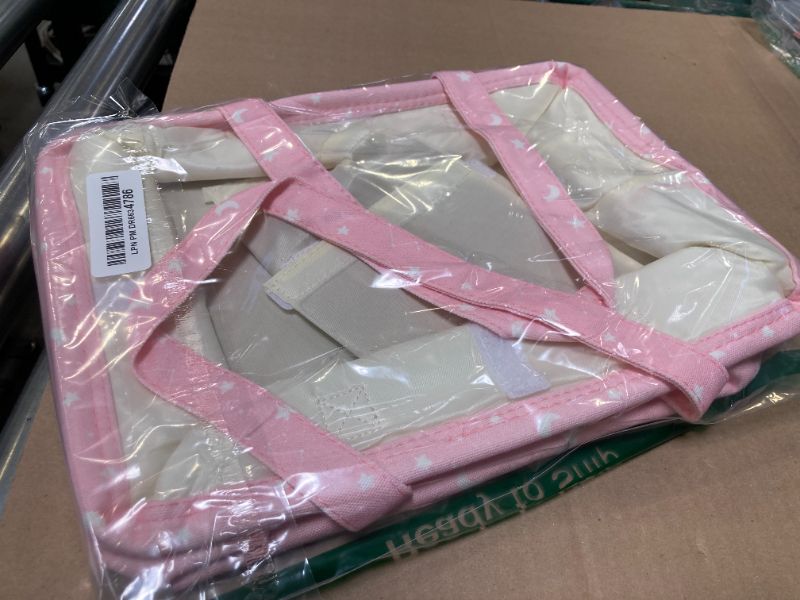 Photo 1 of Mr. Pen- Baby Diaper Caddy Organizer, Pink with Star Pattern, Portable Car Caddy for Changing Table and Nursery