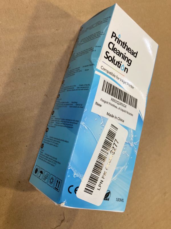 Photo 1 of Printhead Cleaning Kits Inkjet Printers, Printer Cleaning Kit for Epson Ecotank Printers, Printer Cleaner Kit for HP, Inkjet Printers Head Cleaning Solution for Canon Brother Print Head Liquid Nozzles