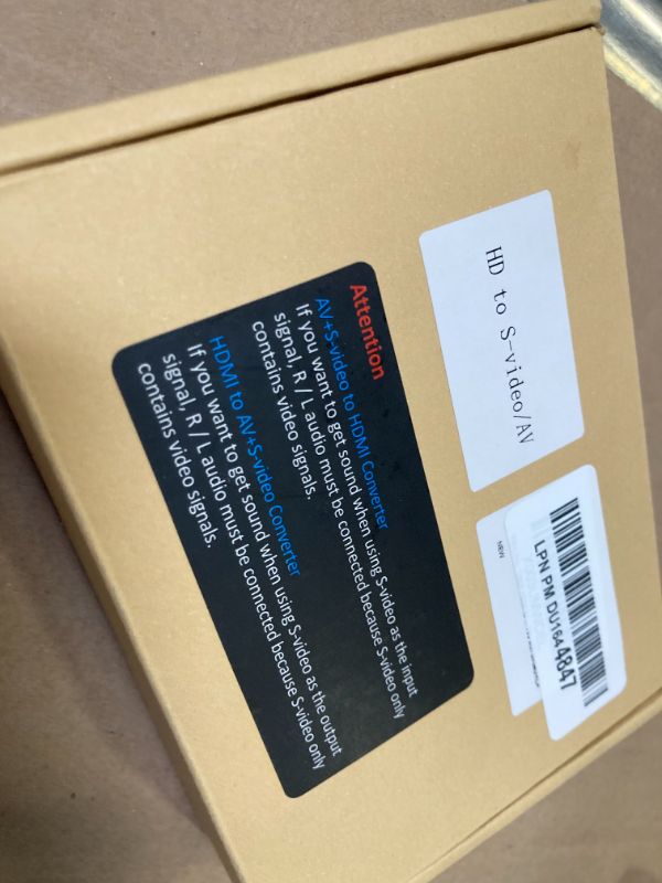 Photo 1 of TIXILINBI 1080P HDMI to Svideo RCA Converter, HDMI to Composite AV CVBS Converter, HDMI S-Video RCA Adpater for HDMI Devices to Display on Older TVs with Svideo/RCA