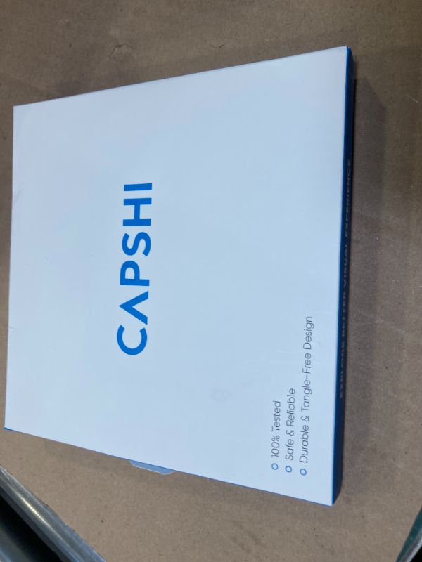 Photo 1 of Capshi 8K 4K DisplayPort Cable 1.4, 10FT DP Cord (VESA Certified, 8K@60Hz, 4K@144Hz, 2K@240Hz/165Hz), 32.4Gbps High Speed Display Port Cable for Gaming Monitor, HDR/FreeSync/G-Sync, Braided, Black