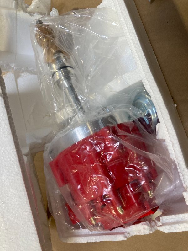 Photo 1 of THEBIGDEALS HEI Distributor 65K Coil for Small Block Ford 260 289 302 5.0L with Red Cap Ignition Distributor One Wire Installation