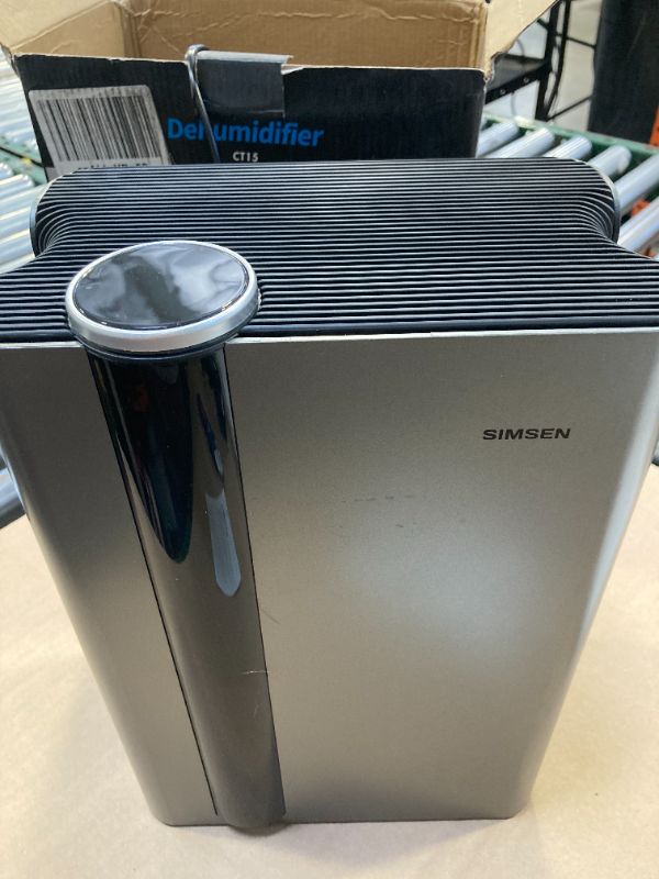 Photo 1 of SIMSEN 95oz Dehumidifiers for Home, 800 sq ft Dehumidifier Reusable Filter, Small Dehumidifier with Drain Hose, Dehumidifiers for Bedroom Bathroom Basements Closet RV