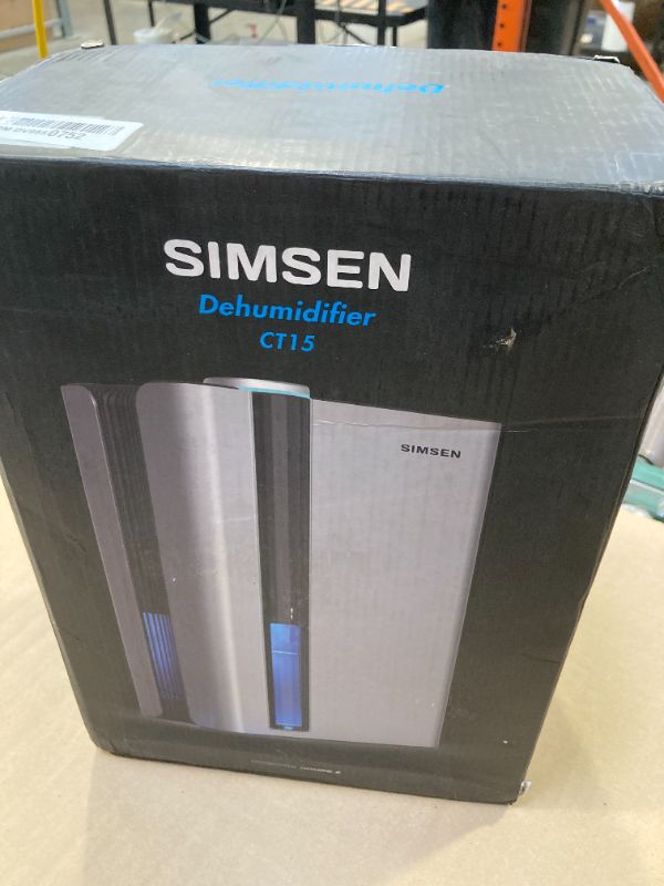 Photo 1 of SIMSEN 95oz Dehumidifiers for Home, 800 sq ft Dehumidifier Reusable Filter, Small Dehumidifier with Drain Hose, Dehumidifiers for Bedroom Bathroom Basements Closet RV