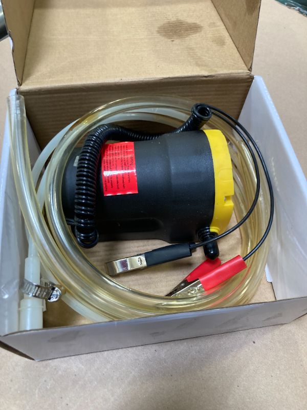 Photo 1 of DasMarine 12V 60W Oil Change Pump Extractor, Oil/Diesel Fluid Pump Extractor Scavenge Oil Change Pump Transfer Suction Transfer Pump + Tubes Truck Rv Boat ATV