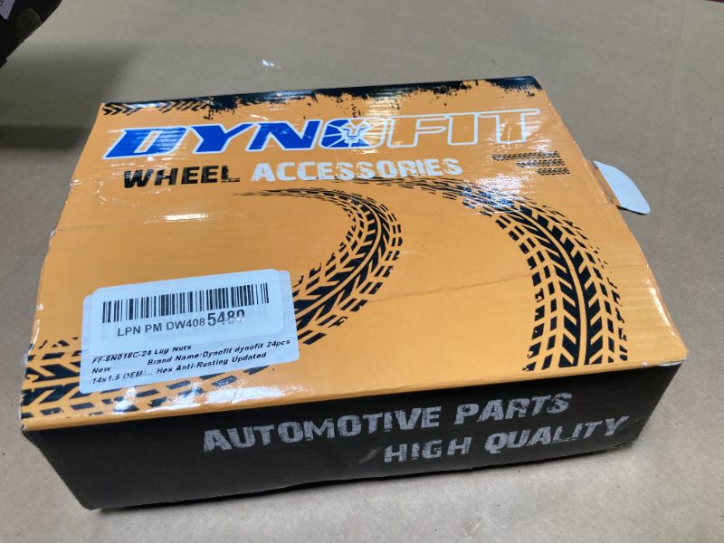 Photo 1 of dynofit 24pcs 14x1.5 OEM/Stock Lug Nuts for 2015-2019 Expedition/F-150, M14-1.5 One-Piece Design Factory Chrome Wheel Lugnuts for Lincoln 2015-2023 Navigator, 21mm Hex Anti-Rusting Updated