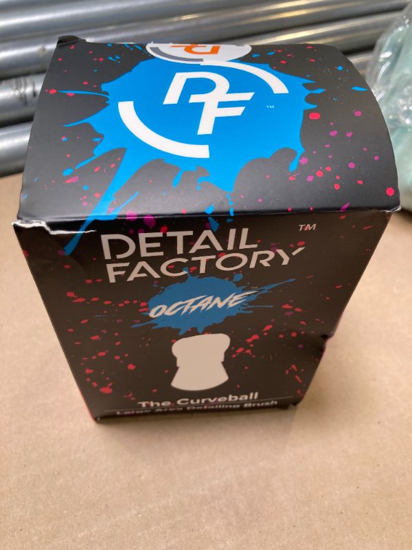 Photo 1 of Detail Factory - Curveball XL Synthetic Brush - Ultra Soft Bristles, Comes with Storage Rack, Covers Large Area Inside or Outside Vehicles - Solar Flare