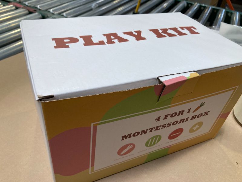 Photo 1 of Adena Montessori 4 in 1 Wooden Play Kit Baby Toys,Object Permanence Box,Matchstick Color Drop Game,Carrot Harvest and Coin Box,Ball Drop Toy for Kid 1,2,3 Year Old,Girl Boy Gift for Baby 6-12 Month