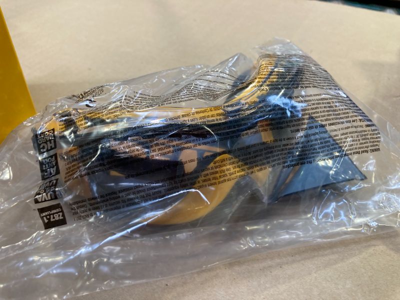 Photo 1 of DEWALT DPG82-11 Concealer Clear Anti-Fog Dual Mold Safety Goggle, Clear Lens, 1 Pair