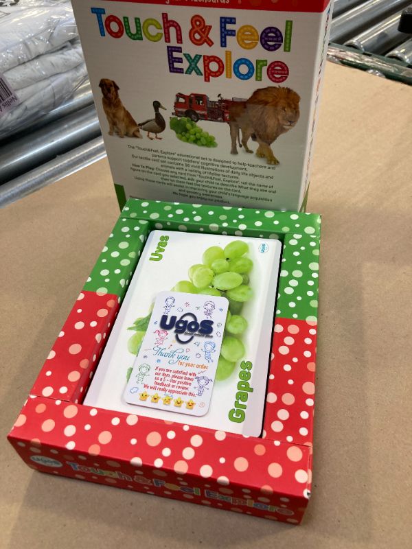 Photo 1 of My Touch and Feel English Spanish Bilingual Picture Double Sided Sensory Flash Cards for Infant, Toddlers, Kids, Learn Animals, Fruits, Objects and Vehicles, Fun Learning and Educational Flashcards
