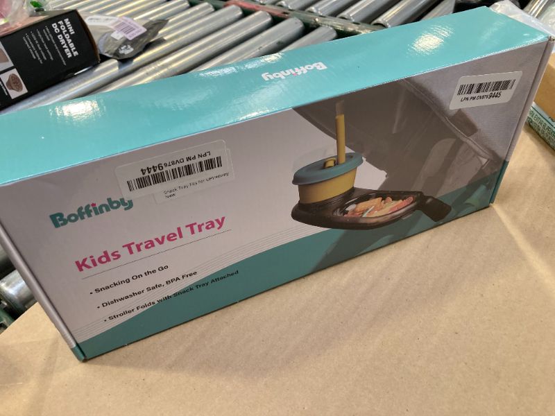 Photo 1 of Snack Tray Fits for UPPAbaby Vista/Vista V2/Vista V3/Cruz/Cruz V2/ RumbleSeat/RumbleSeat V2, Stroller Tray with Cup Holder & Recessed Bowl, Dishwasher Safe, Quick Attachment, Folds with Stroller, Grey
