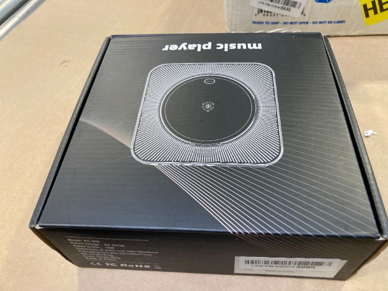 Photo 1 of Gueray CD Player Portable Bluetooth Desktop CD Player for Home with Timer Built-in HiFi Speakers with LCD Screen Display Boombox FM Radio USB Type-c