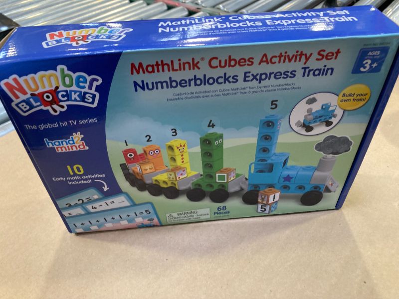 Photo 1 of hand2mind Numberblocks Express Train MathLink Cubes Activity Set, Preschool Learning Activities, Train Toy, Counting Blocks, Number Toys, Kids Educational Toys, Math Manipulatives for Preschoolers