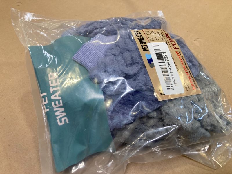 Photo 1 of Dog Sweater, 3 Pack Dog Sweater (Medium, Grey+Navy+Sky Blue)