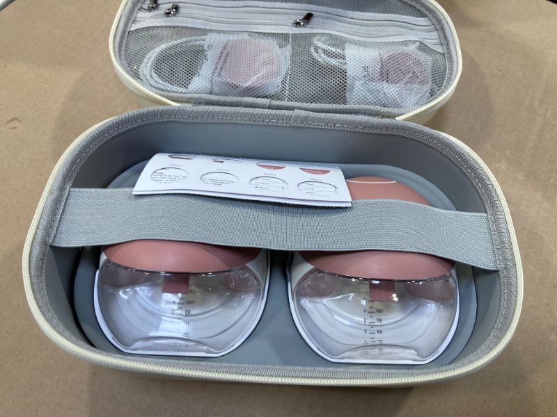 Photo 1 of Momcozy Breast Pump Hands Free Upgraded Mobile Flow | M9, App Discreet Control with Personalized Multi-Modes & 15 Levels, Wearable Breast Pump 24mm, 2 Pack Cozy Red