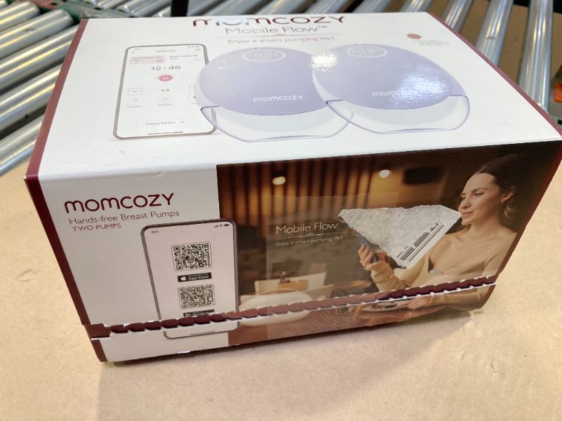 Photo 1 of Momcozy Breast Pump Hands Free Upgraded Mobile Flow | M9, App Discreet Control with Personalized Multi-Modes & 15 Levels, Wearable Breast Pump 24mm, 2 Pack Cozy Red