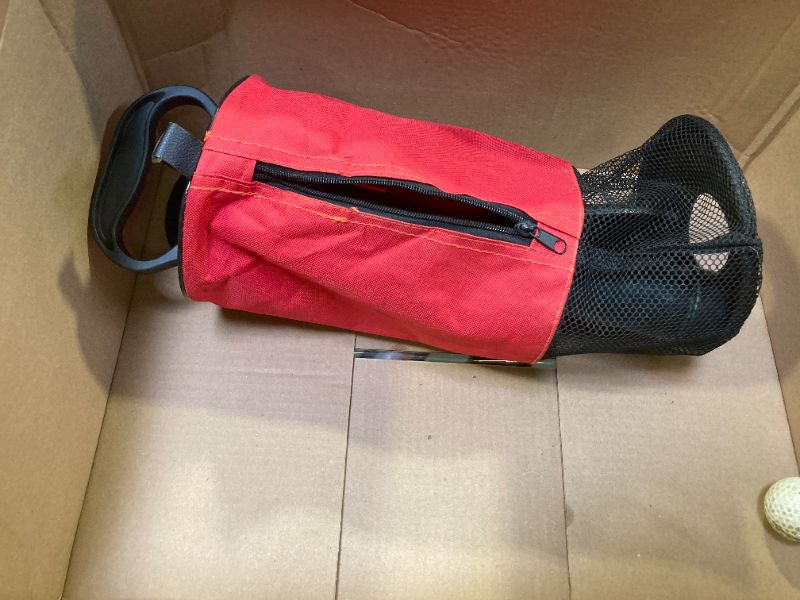 Photo 1 of Golf Ball Retriever Shag Bag for Golf Balls, Golf Ball Picker Upper Golf Ball Shagger, Detachable Collector and Portable Pocket Storage Retriever (Holds 70 Balls) 