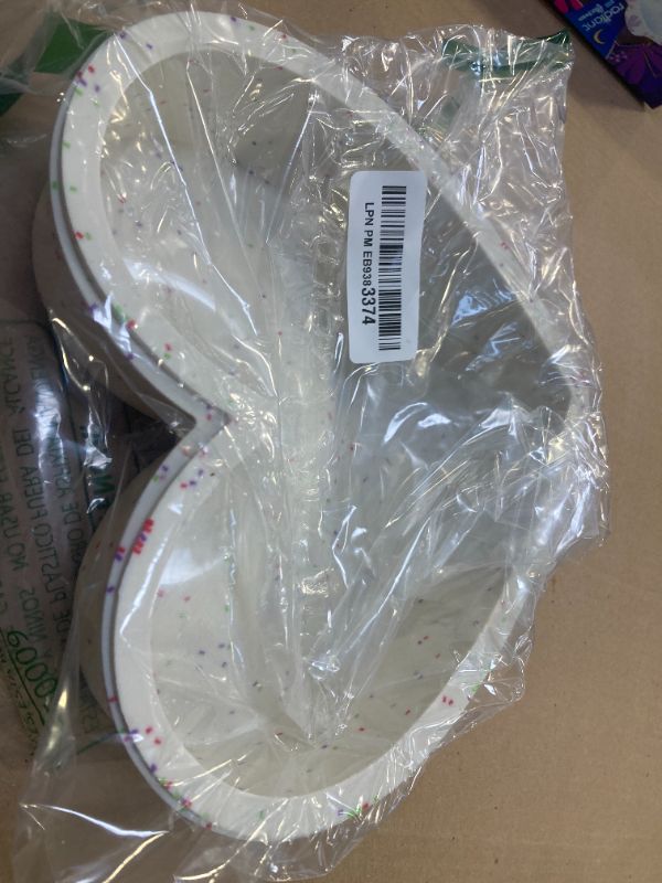 Photo 1 of AOTASO 8 Inch Silicone Heart Shaped Cake Pans Small Heart Cake Pan Set Nonstick Silicone Heart Molds for Baking (2 Pcs, Cream)