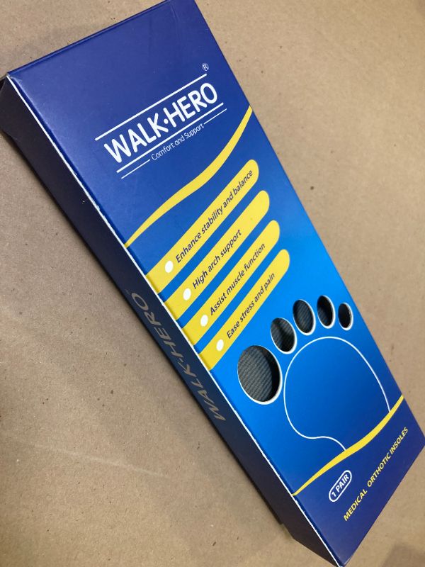 Photo 1 of Plantar Fasciitis Feet Insoles Arch Supports Orthotics Inserts Relieve Flat Feet, High Arch (Mens 8-8 1/2 | Womens 10-10 1/2)