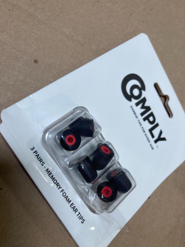 Photo 1 of Comply P-Series | Memory Foam Replacement Ear Tips Designed for Etymotic, NuForce, ISOtunes PRO, Q-Jays, & More | Superior Noise Isolation, Ultimate Comfort, Secure Fit | Black, Medium (3 Pairs)