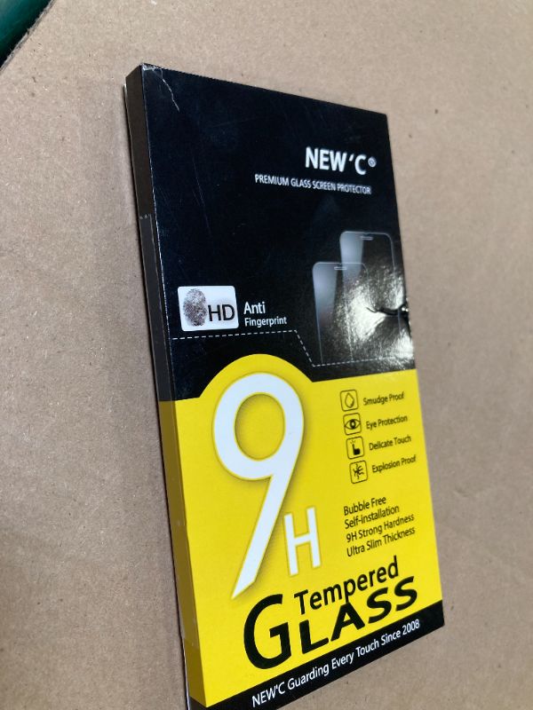 Photo 1 of NEW'C 3 Pack Designed for iPhone 16 Plus, iPhone 15 Pro Max, iPhone 15 Plus Screen Protector (6.7 inches),Tempered Glass,Case Friendly Ultra Resistant