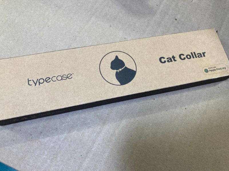 Photo 1 of Cat Tracker Collar - Waterproof Airtag Cat Collar with Finder Tag (iOS ONLY), Compatible with Apple Find My, Breakaway Tractive Design with Reflective Pattern & Bell, Khaki(Not for Android Devices)
