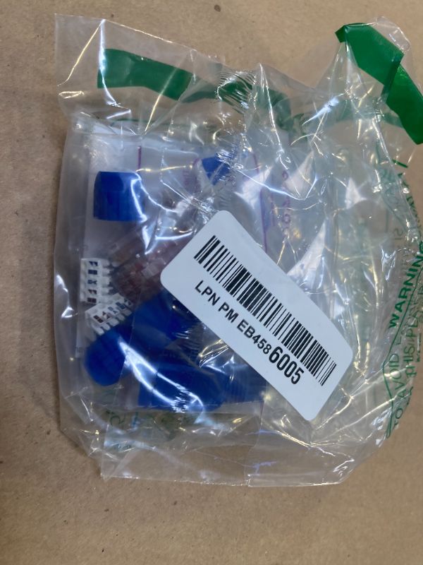 Photo 1 of VCELINK RJ45 Connector Tool-Free, CAT6 Field Termination Plug, Gold Plated Modular Plug, UTP CAT6 Connector Toolless for 23 to 26 AWG Network Cable, 6 Pack, Blue