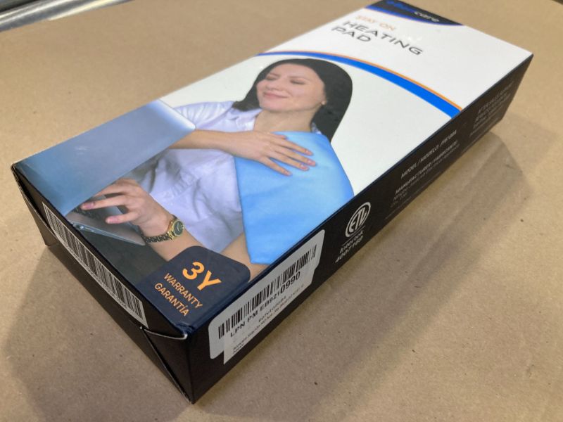 Photo 1 of Boncare® Small Heating Pad Without Auto Shut Off for Back Pain Relief & Period Cramps & Cozy Pet Comfort, Mothers Day Gifts for Mom Wife Daughter Grandma, 2 Temp Settings Vinyl Heat Pad (12"x 15", 1)