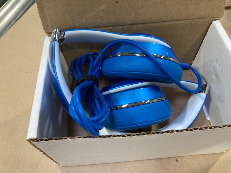 Photo 1 of Beats Solo2 - Wired - On-Ear Headphone Luxe Edition - Blue (Renewed Premium)
