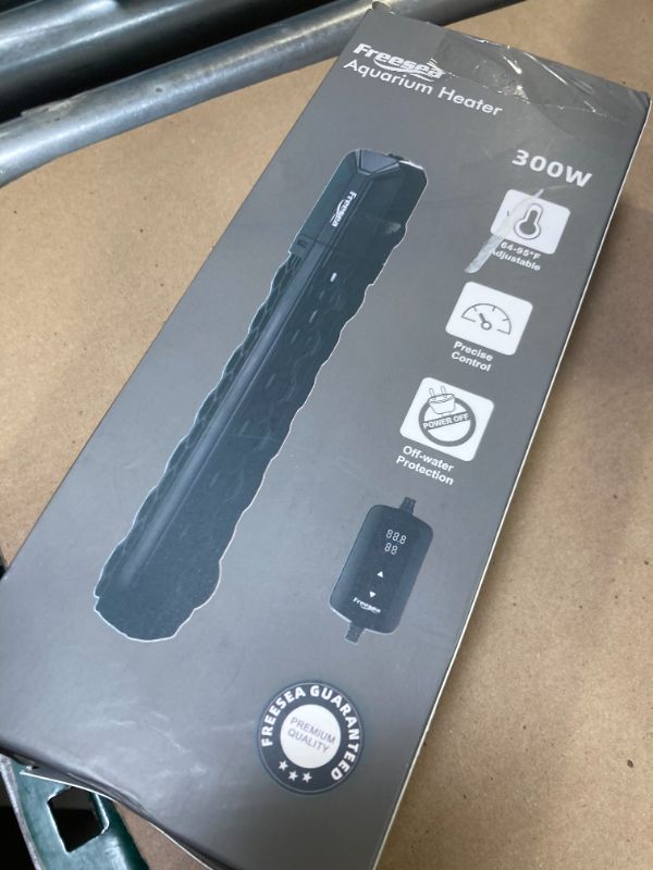 Photo 1 of FREESEA Aquarium Heater for Fish Tank: 100W/200W/300W/500W Submersible Fish Tank Heater with Over-Temperature and Off-Water Protection for 40-75 Gallon Saltwater and Freshwater