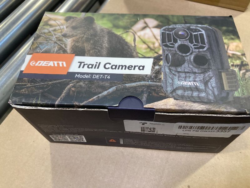 Photo 1 of DEATTI Trail Camera 48MP 4K Game Camera with 8 Batteries 32G SD Card,WiFi Bluetooth Connection,Trail Cameras with Night Vison Motion Activated Waterproof for Wildlife Deer Outdoor 0.1s Trigger Time