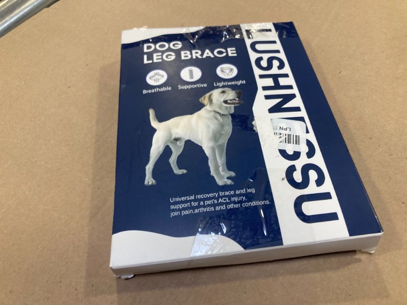 Photo 1 of Lushnessu Dog Leg Braces for Back Leg- Dog ACL Brace for Torn and Back Hind Rear Legs ACL Tear, Dog Leg Brace for Hip Dysplasia, Dog Arthritis, Luxating Patella(Size S)