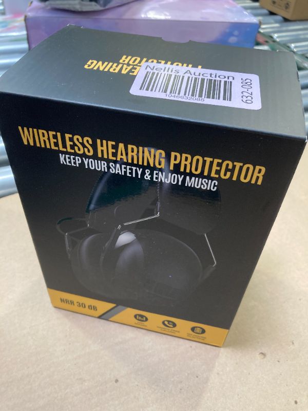 Photo 1 of Kalence Bluetooth 5.4 Hearing Protection with 120H Working Time, Rechargeable Bluetooth Ear Protection Headphones, 30dB Safety Earmuffs for Lawn Mowing, Workshops, Construction, Snowblowing, Yellow