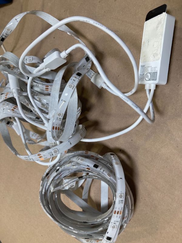 Photo 1 of Roku Smart LED Light Strip+, 32.8ft - Color Options with Adjustable Brightness & Temperature - Peel & Stick WiFi Smart Strip Lights Works Voice, Alexa & Google Assistant - Smart Home Product