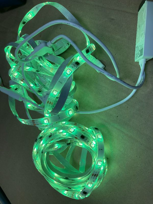 Photo 1 of Roku Smart LED Light Strip+, 32.8ft - Color Options with Adjustable Brightness & Temperature - Peel & Stick WiFi Smart Strip Lights Works Voice, Alexa & Google Assistant - Smart Home Product