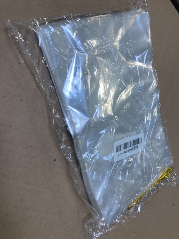 Photo 1 of  Clear Flat Cellophane Treat Bags,Plastic Gift Bags with Twist Ties for Party Favors,Gift Giving Cookies Bakery Candies,Dessert
