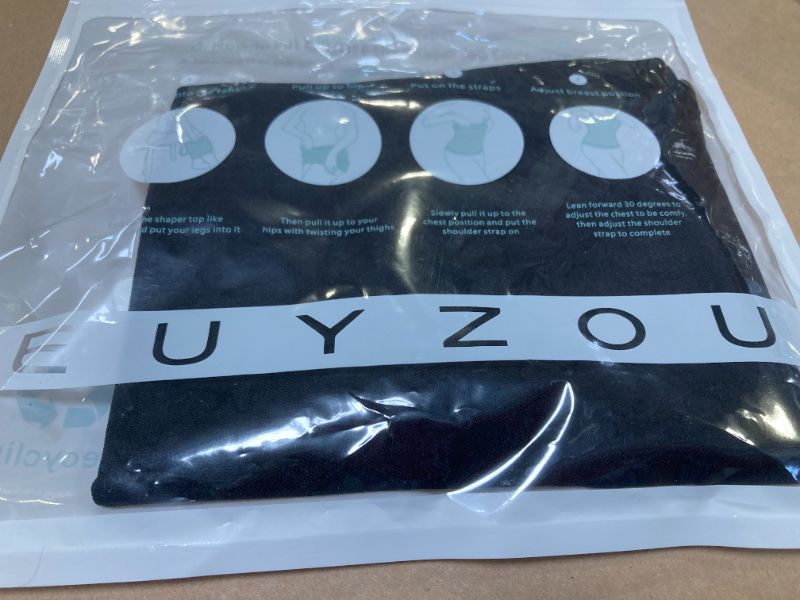 Photo 1 of EUYZOU Women's Tummy Control Shapewear Tank Tops Seamless Square Neck Compression Tops Slimming Body Shaper Camisole-Black M