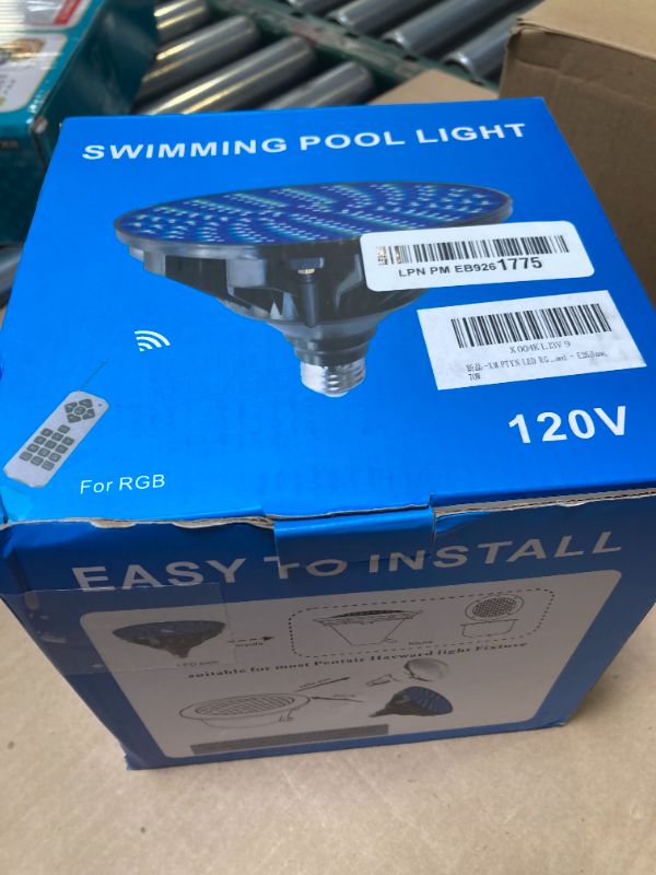 Photo 1 of XMPTYN LED Pool Lights for Inground Pool, Led Pool Light Bulb for Inground Pool, Spa Light Bulb for In Ground Pool with Remote Control – Color Changing 120V Swimming Pool Lights, E26 Base - 70W