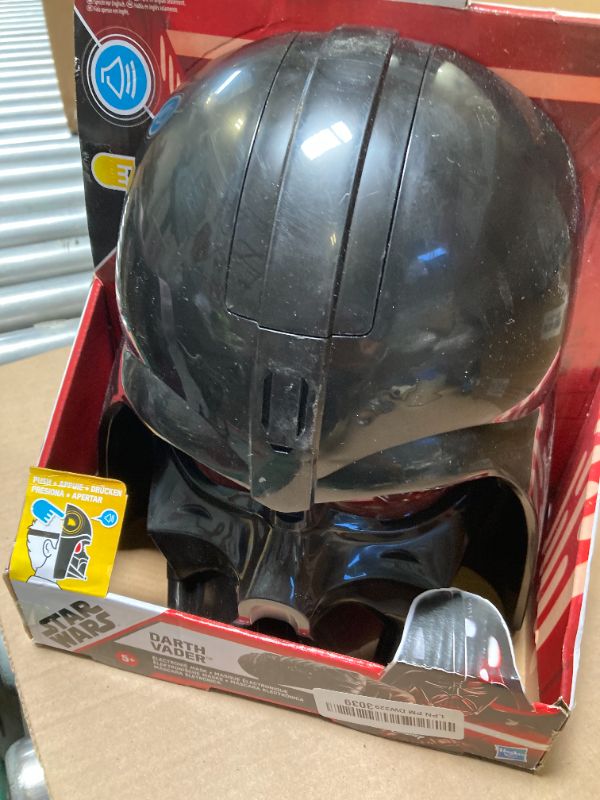 Photo 1 of STAR WARS Darth Vader Electronic Mask with Phrases & Sound Effects, Costume for Kids, Toys for 5 Year Old Boys and Girls