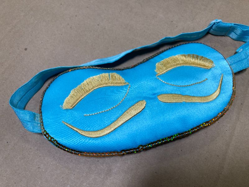Photo 1 of BABEYOND Sleeping Eye Mask for Women Cute Beauty Eye Cover Mask Sleep Mask Blue 