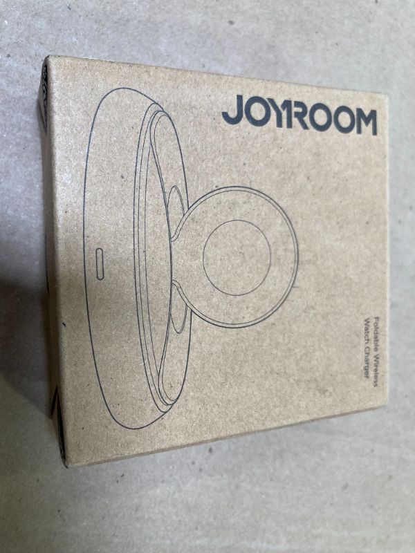 Photo 1 of JOYROOM Apple Watch Charger Stand, Portable Magnetic iWatch Charger with Cord, Foldable Fast Charger for Apple Watch Series 10/9/8/7/6/5/SE/Ultra 2, Nightstand Mode Support, White