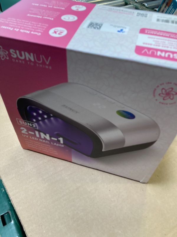 Photo 1 of SUNUV SUN3 Professional UV Light for Gel Nails, LED Nail Lamp for Gel Polish with 4-Timer and Sensor, 39 PCS LED Beads, UV Dryer for Salon Home Gift for Woman Mom Girl