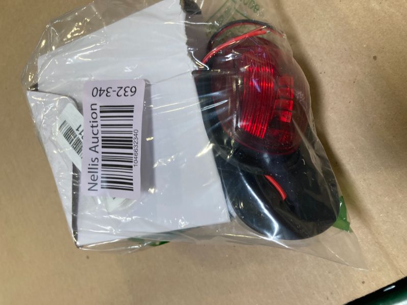 Photo 1 of Obcursco Boat Navigation Lights, LED Red and Green Vertical Mount for Bow and Stern, IP67 Waterproof Marine Lights for Pontoon, Bass, and Jon Boats(Sliver)