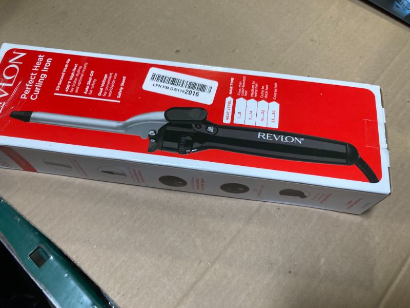Photo 1 of Revlon Perfect Heat Triple Ceramic Curling Iron | For Silky Smooth Spiral Curls (1/2 in)