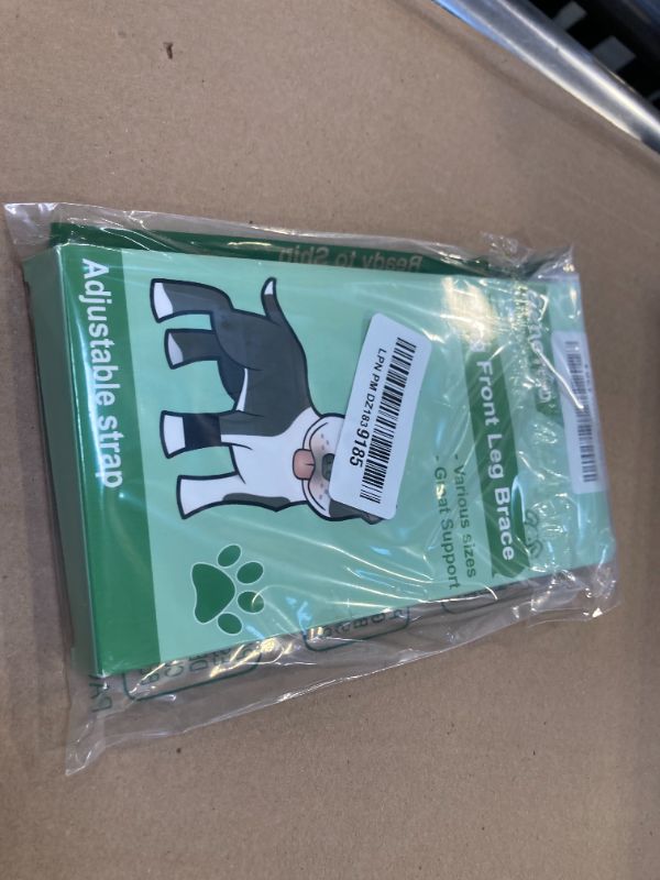 Photo 1 of GenetGo Dog Canine Front Leg Brace Paw Compression Sleeve Joint Wraps - Protects Wounds Stop Licking & Prevents Injuries, Sprains Helps with Loss of Stability from Arthritis - XSmall