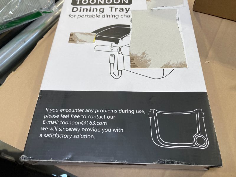 Photo 1 of Fast Dining Tray, Indispensable Accessory for Hook on High Chair- Make Meal Easy for Child, Removable Dining Tray - Easy to Carry and Install, Non Slip/Space Saver/Reusable, White